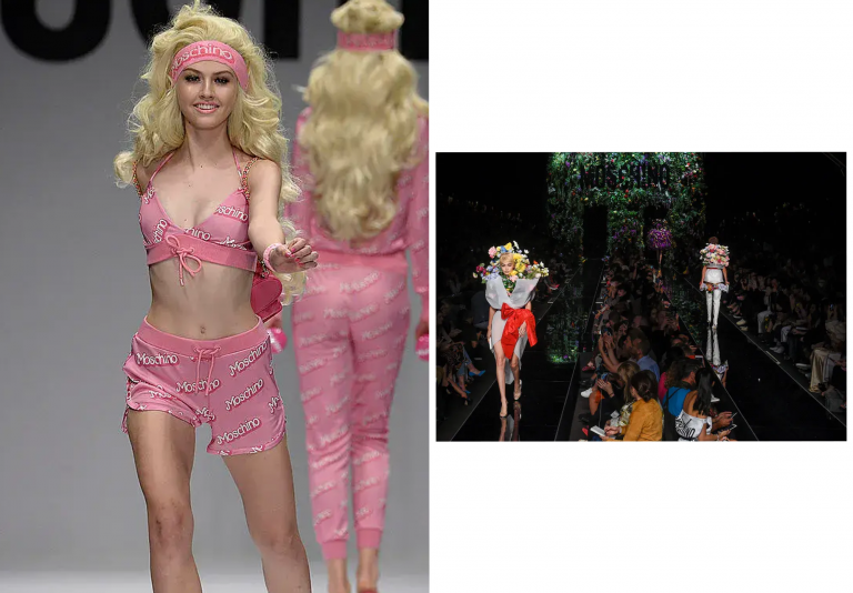 Moschino’s Joke Works Because the Dress Is Serious